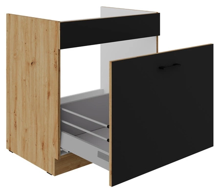 Spülenschrank mit Schublade Monza 80 ZL 1S BB dampf-, hitze- und spritzwasserbeständiger Schrank