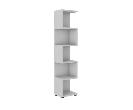 Bücherregal Even 42 cm hellgrau ideales Bücherregal für Büro, Arbeitszimmer oder Jugendzimmer