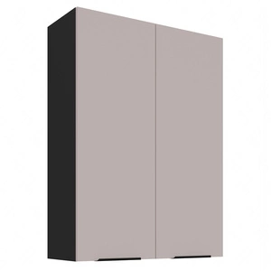 Tarraco Küchenhängeschrank 80 G-108 2F Metallkantengriffe feuchtigkeits- und beschädigungsbeständiger Schrank