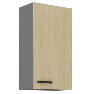 Chevron 50 G-90 1F Küchenwandschrank mit dekorativem Fischgrätdekor feuchtigkeits- und beschädigungsbeständiger Schrank