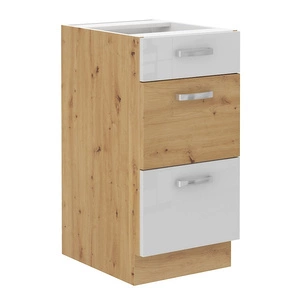 Bodenstehender Küchenschrank mit Schubladen Alpine 40 D 3S BB dampf-, hitze- und spritzwassergeschützt