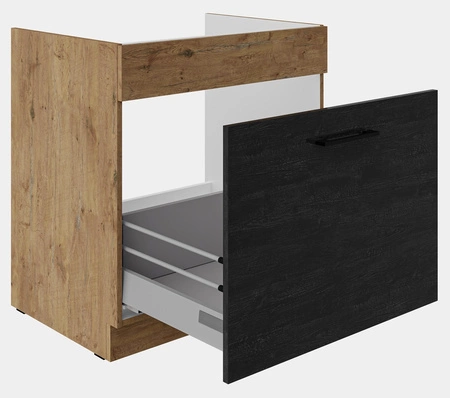 Vanimo 80 ZL 1S BB Spülenschrank dampf-, hitze- und auslaufsicherer Schrank