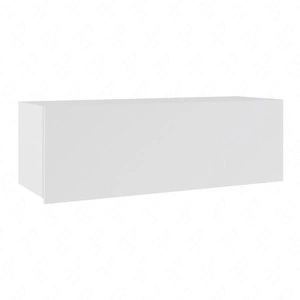 Hängeschrank Apulia 105 cm weiß glänzend minimalistisches Design stilvoller Schrank für das Wohnzimmer einfaches Design, das zu jeder Einrichtung passt