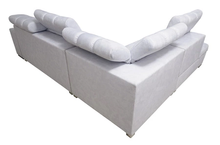 Ecksofa mit Schlaffunktion Luigi VII blau links bequemes Ecksofa in modernem Design