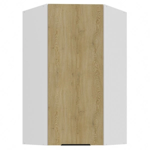 Eck-Küchenoberschrank Cremona 60x60 GN-108 1F Metallkantengriff feuchtigkeits- und beschädigungsbeständiger Schrank