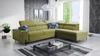 Ecksofa mit Schlaffunktion Belvi III oliv rechts bequemes und elegantes Ecksofa für das Wohnzimmer mit praktischem Stauraum an der Seite