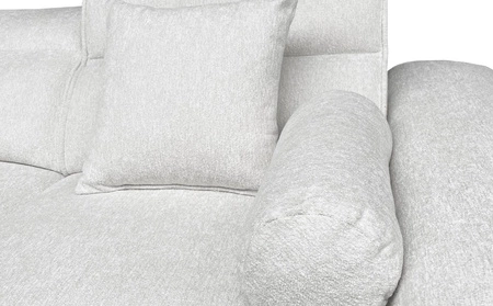 Ecksofa mit Schlaffunktion Viano II Grau Esche links Designer Ecksofa in modernem Design