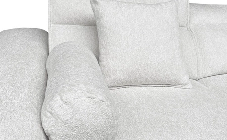 Ecksofa mit Schlaffunktion Viano II crem rechts Designer Ecksofa das sich perfekt in moderne Einrichtungen einfügt