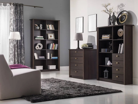 Couchtisch Finezja 110 cm Eiche sonoma chocolate modernes Möbeldesign auslaufsichere Platte