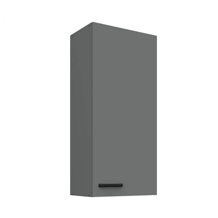 Verdi 50 G-108 1F Küchenwandschrank feuchtigkeits- und beschädigungsbeständiger Schrank schwarze Metallgriffe