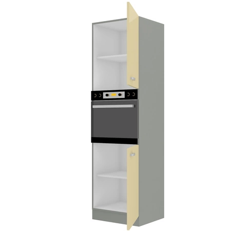 Einbaubackofen Karmen 60 DP-210 2F Schrank mit Schubladen dampf-, hitze- und auslaufsicher