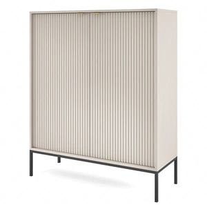 Kommode Lovro 104 cm beige modernes Design wird die Liebhaber von markanten Interieurs begeistern