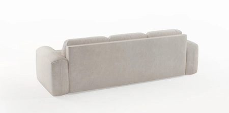 Sofa mit Schlaffunktion Arbon ziegelrot komfortables und stilvolles Sofa für das Wohnzimmer weicher Plüschstoff verleiht einzigartigen Charakter