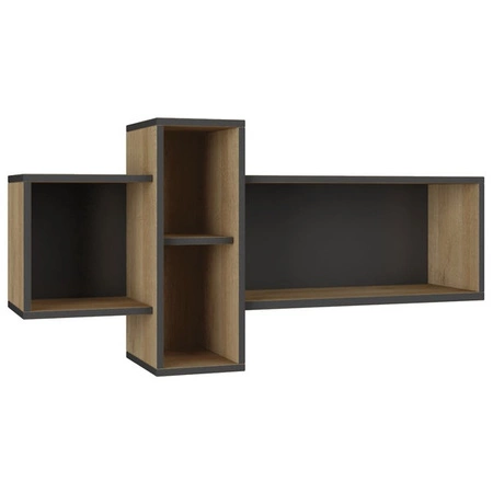 Nano 2 graphit / Eiche riviera Kindermöbel-Set ideal für ein trendiges Jugendzimmer