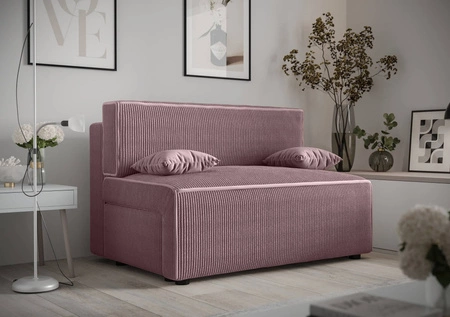 Brandon Schlafsofa heather modernes Design und breite Funktionalität dreidimensionaler Stoff mit ausdrucksvollen Streifen