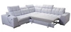 Ecksofa mit Schlaffunktion Luigi III hellbeige rechts bequemes Ecksofa für das Wohnzimmer perfekt für die tägliche Entspannung