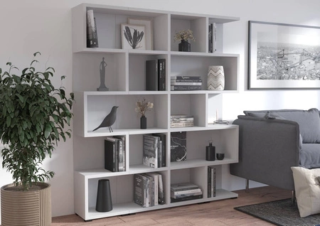 Bücherregal Even 84 cm hellgrau ideales Bücherregal für Büro, Arbeitszimmer oder Jugendzimmer