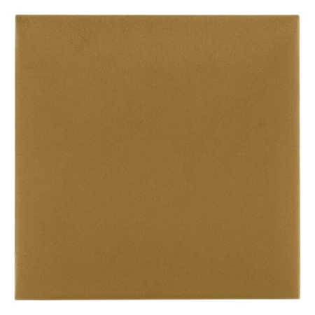 Polsterpaneel Quadra 40x40 cm gelb stilvolles Wandpaneel quadratischer Veloursstoff modisches Finish für jede Einrichtung