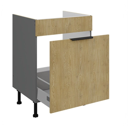 Küchenmöbel Set Corsico 180 cm elegante Küchenschränke in trendigen und natürlichen Farben ideales Set für eine kleine Küche