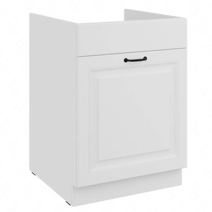 Küchenspülenschrank mit Schublade Snow 60 ZL 1S BB dampf-, hitze- und spritzwasserbeständiger Schrank