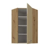 Eck-Küchenwandschrank Arton 60x60 GN-108 1F dampf-, temperatur- und spritzwasserbeständiger Schrank