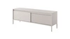 RTV Schrank Sesti 154 cm beige elegante Form des Möbels in einem modernen Stil Push-to-Open-System stabilen Metallbasis