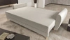 Sofa mit Schlaffunktion Rovigo kem leichte Form mit elegantem Charakter perfekte Ergänzung zu jedem Interieur weicher Stoff