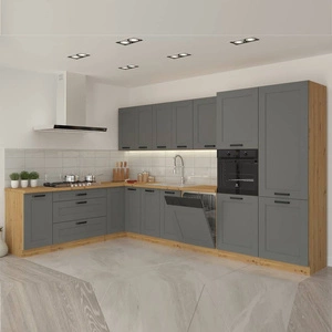 Eckküchenmöbel-Set Asti 210x350 cm ideal für klassische und moderne Innenräume