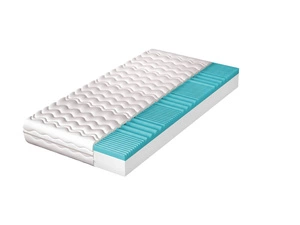 Schaumstoffmatratze Caress 140x200 cm doppelseitig hypoallergen hat eine geringe Anfälligkeit für Verformung Kissen Bewegung