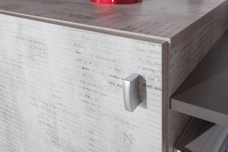 Schreibtisch Tablo 130 cm graphit / enigma modernes Möbeldesign Schreibtischkanten mit Spezialfurnier bearbeitet