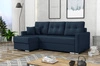 Ecksofa mit Schlaffunktion Neron navy blue linke Seite garantiert höchsten Komfort und Funktionalität