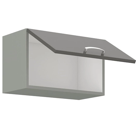 Eck-Küchenmöbel-Set Grau 260x270 cm glänzende Fronten Schrank-Stil wird das Innere einer jeden Küche passen