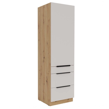 Soela 60 DKS-210 3S 1F Küchenschrank mit Schubladen Metallkantengriffe feuchtigkeits- und beschädigungsbeständiger Schrank
