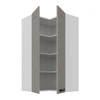 Eck-Küchenwandschrank Ponza 60x60 GN-108 2F dampf-, temperatur- und spritzwasserbeständiger Schrank