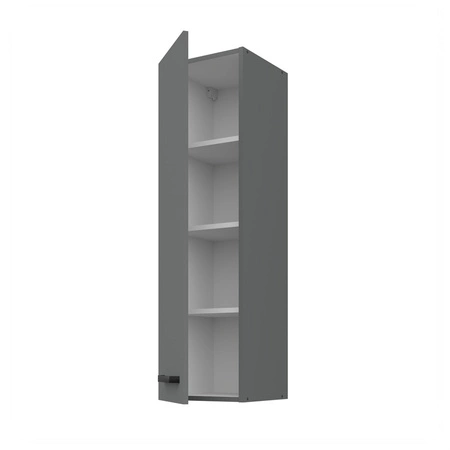 Verdi 30 G-108 1F Küchenwandschrank feuchtigkeits- und beschädigungsbeständiger Schrank schwarze Metallgriffe