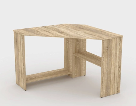 Rino Eckschreibtisch 80x80 cm Eiche sonoma stilvoll und funktionell für das Büro, Arbeitszimmer oder Jugendzimmer