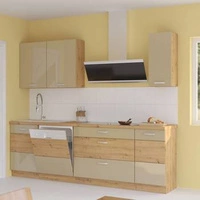 beige / artisan eiche