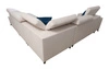 Ecksofa mit Schlaffunktion Kelly Sleek IX lavendel pink rechtes Ecksofa mit bequemen Armlehnen und verstellbaren Kopfstützen