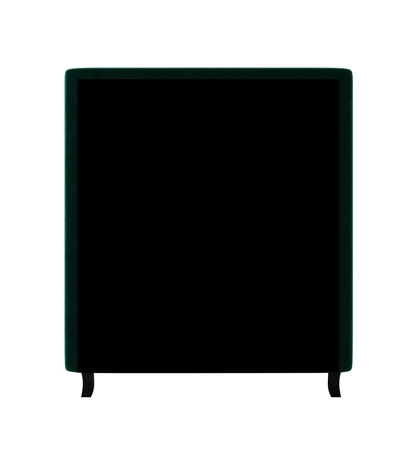 Boxspringbett Melba 120x200 flaschengrün Bett im modernen skandinavischen Stil mit gepolstertem Kopfteil Bett mit Staukasten