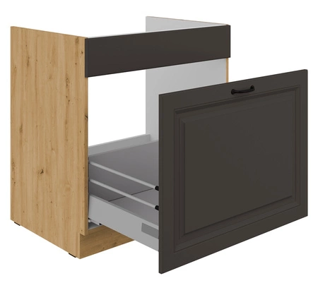 Spülenschrank mit Schublade Style 80 ZL 1S BB dampf-, hitze- und spritzwasserbeständiger Schrank
