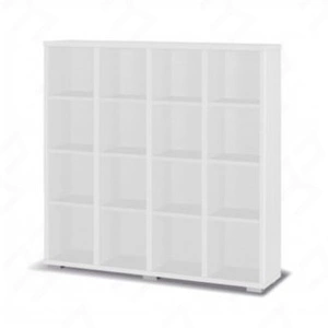 Bücherregal Maximus 100 cm Weiß modernes möbeldesign hochwertige verarbeitung bücherregal kanten mit einem speziellen furnier versehen