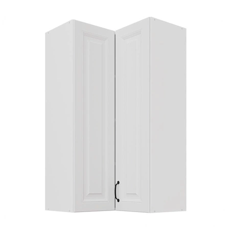 Hängender Eck-Küchenschrank Snow 60x60 GN-108 2F schrankfest gegen Dampf hohe Temperaturen und verschüttete Flüssigkeiten