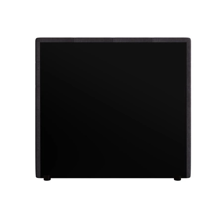 Boxspringbett Kansas 90x200 graphit Bett im modernen skandinavischen Stil mit gepolstertem Kopf- und Fußteil