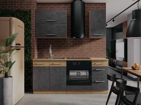 Valico Küchenmöbel-Set 180 cm Schränke sehen in klassischen und modernen Interieurs großartig aus