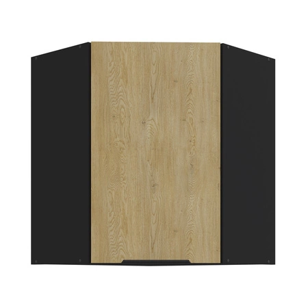 Eck-Küchenoberschrank Crotone 60x60 GN-72 1F Metallkantengriff feuchtigkeits- und beschädigungsbeständiger Schrank