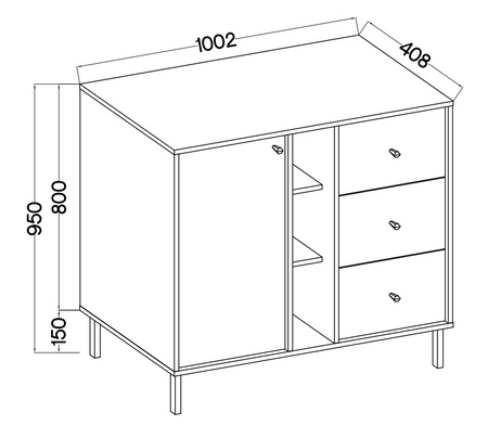 Kioto II Wohnzimmer Möbel Set beige stilvolles Design elegante Möbel von Metall goldenen Beinen subtilen Griffen unterstützt