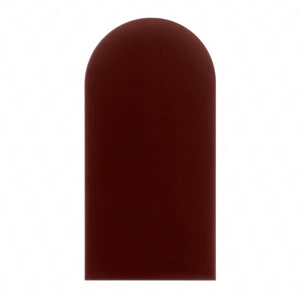 Wally gepolstertes Paneel 30x80 cm kastanienbraun stilvolles Wandpaneel Zaun Veloursstoff modisches Finish für jede Einrichtung