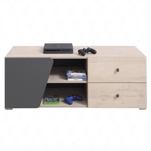 RTV-Schrank Dzeta 120 cm Eiche / Anthrazit ideal für das Jugendzimmer TV-Schrank in modernen Farben