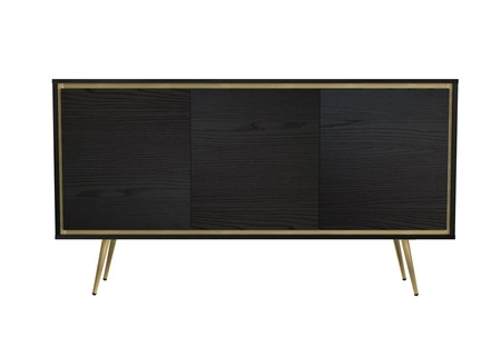 Möbelset Nevea schwarz graphit Elegante Wohnzimmermöbel mit unverwechselbaren Farben Grifflose Elemente mit Designkanten bereichert