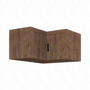 Rene Eiche lefkas Eckkleiderschrank Erweiterung funktionaler Kleiderschrank erhöht den Stauraum für Kleidung, Schuhe und Accessoires